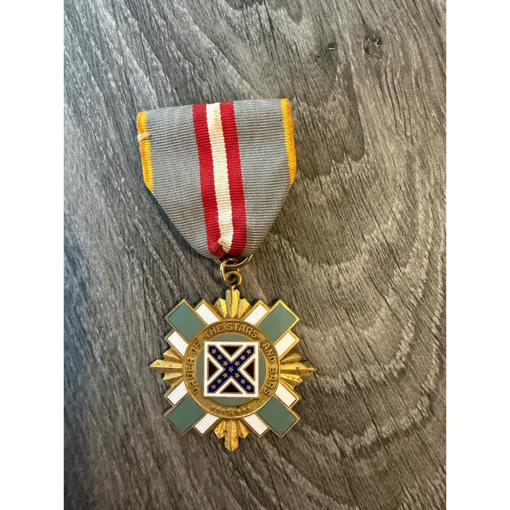 Order of the Stars and Bars Medal Military History Civil War Heritage